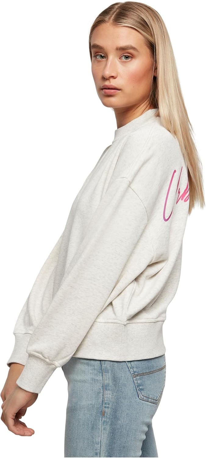 Urban Classics Damen Sweatshirt, Lightgrey