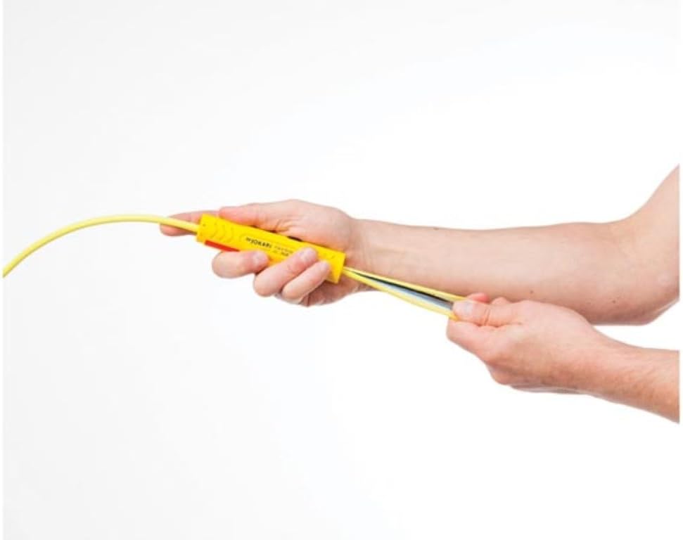 JOKARI®original Entmanteler Fibre Strip LC-PUR, zum beidseitigen Aufschlitzen von Breitband Distribu
