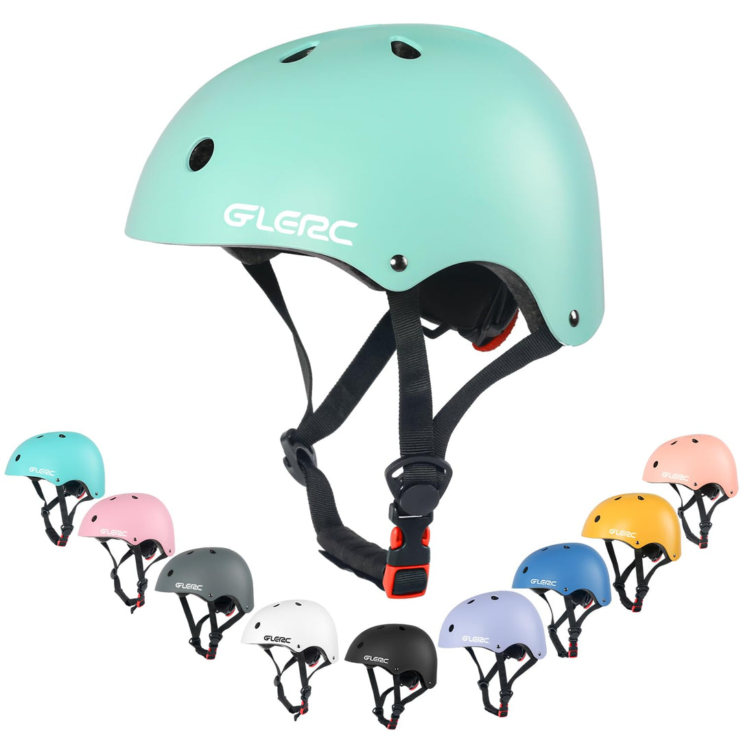 Glerc Kinder Fahrradhelm für Jungen und Mädchen von Kleinkind bis Jugend, verstellbar und Mehrfarbig