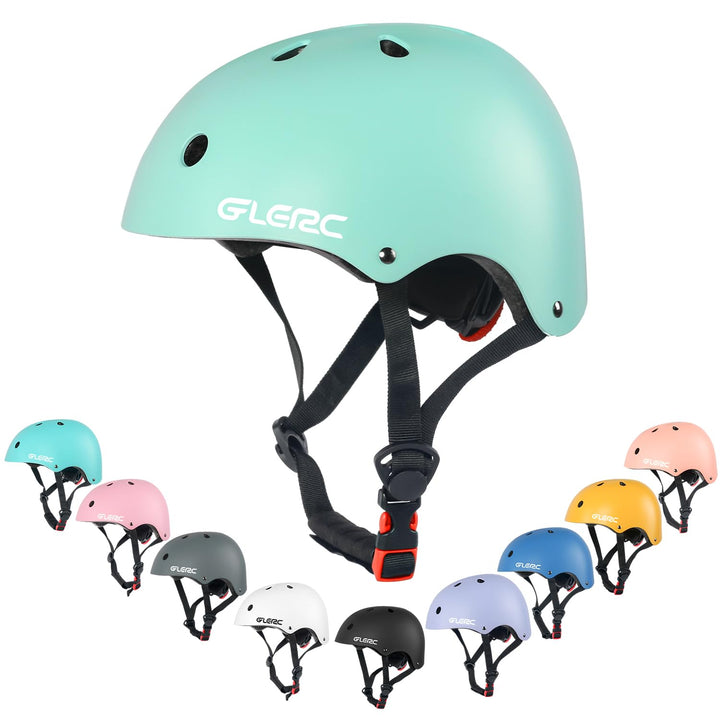 Glerc Kinder Fahrradhelm für Jungen und Mädchen von Kleinkind bis Jugend, verstellbar und Mehrfarbig