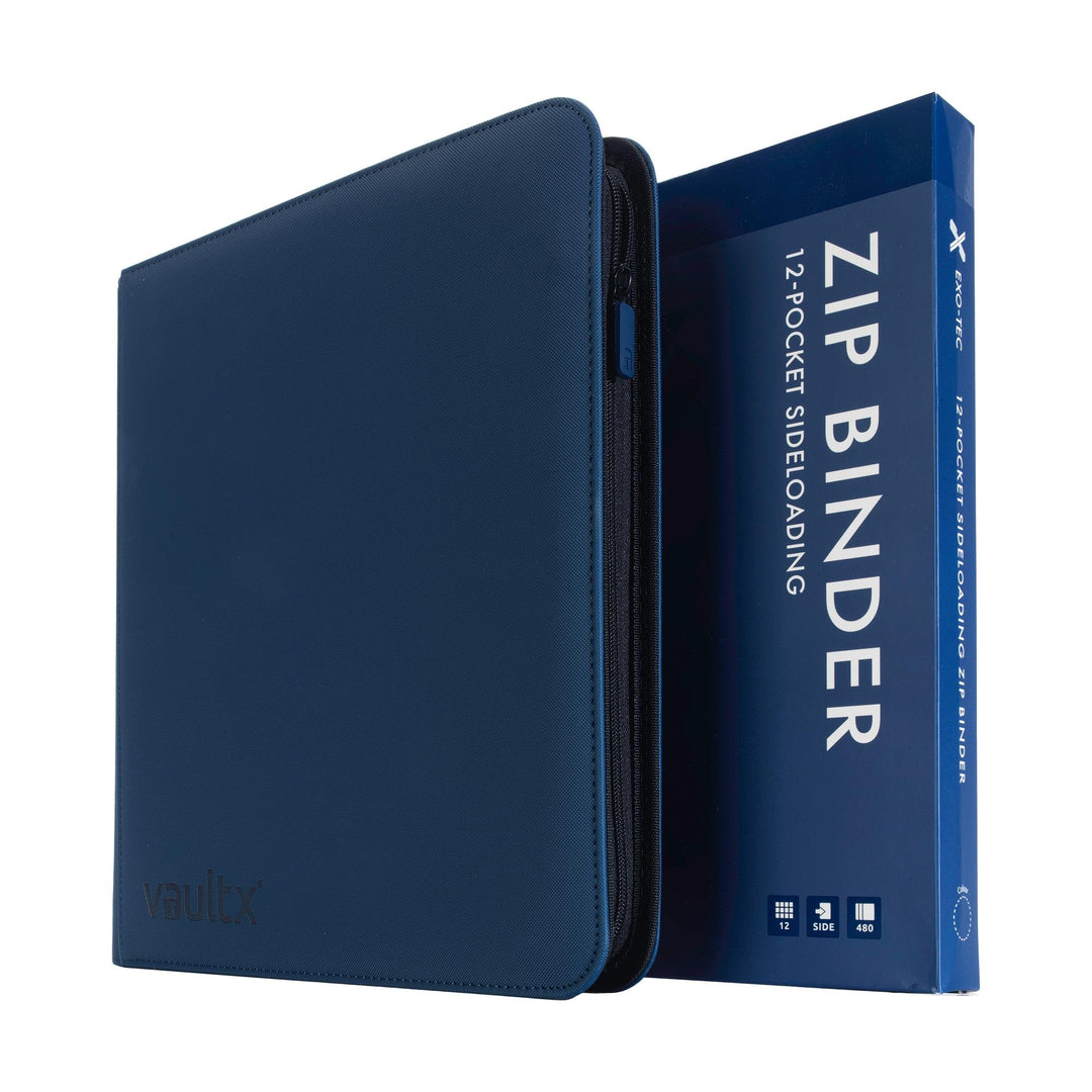 Vault X Premium eXo-Tec Zip Heftmappe - 12 Fächer Sammelkarten Trading Cards Mappe - 480 Fächer mit