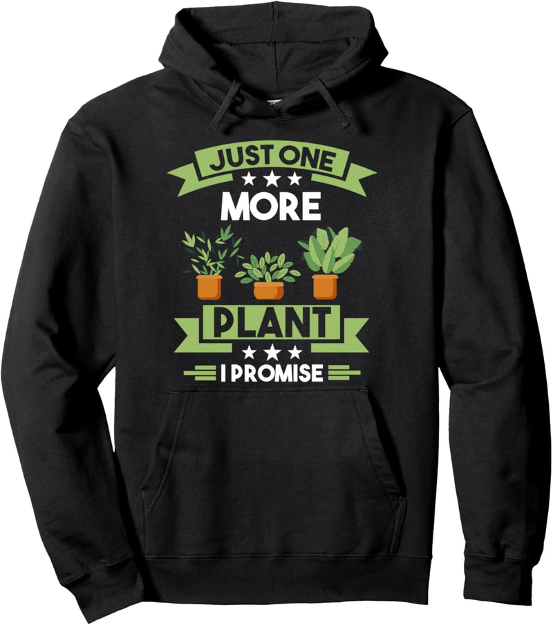 Nur noch eine Anlage Ich verspreche Garten Pullover Hoodie