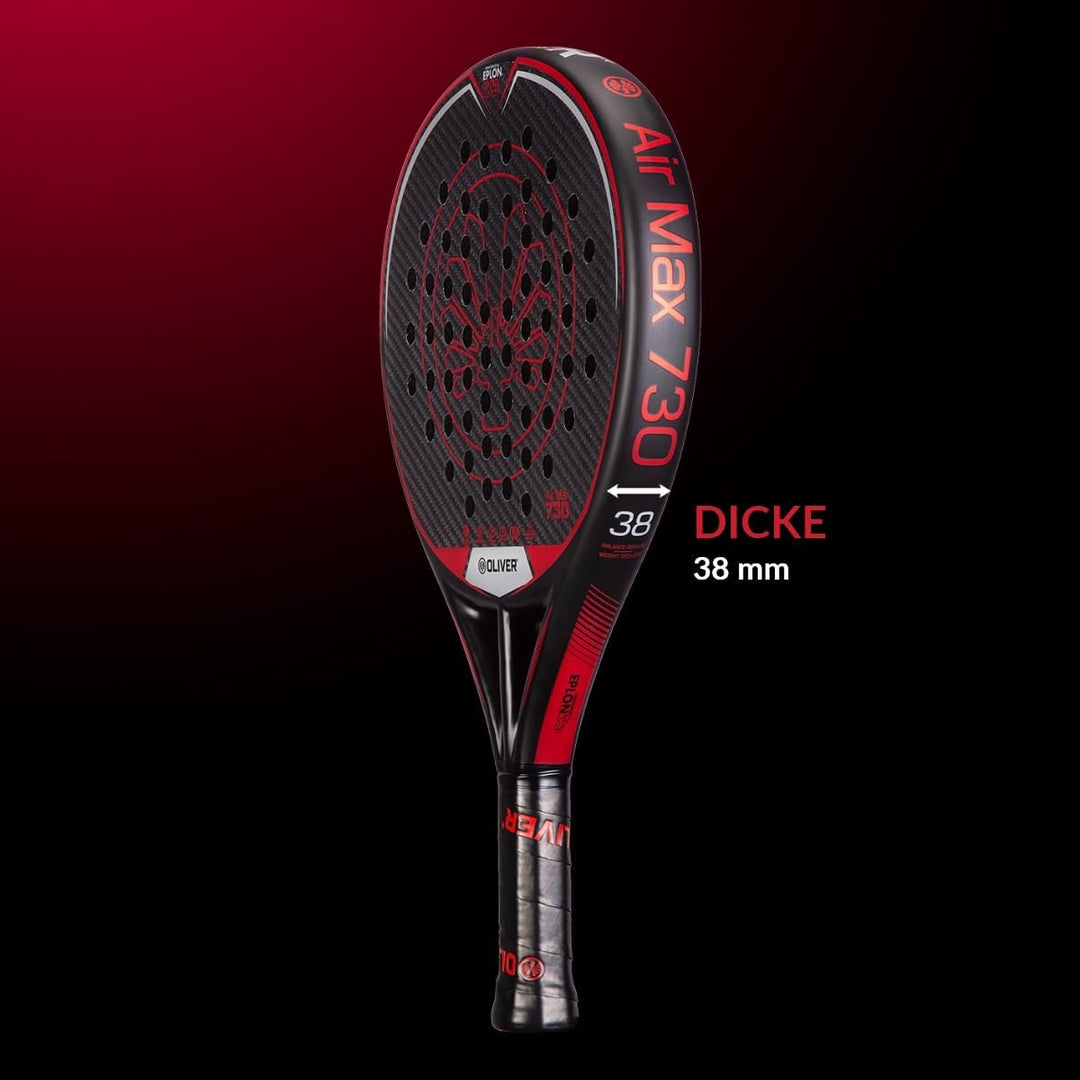 Oliver Padel Schläger Air Max 730 für fortgeschrittene Spieler - Woven Epolon-K3 - Eva Hi-Soft - Run
