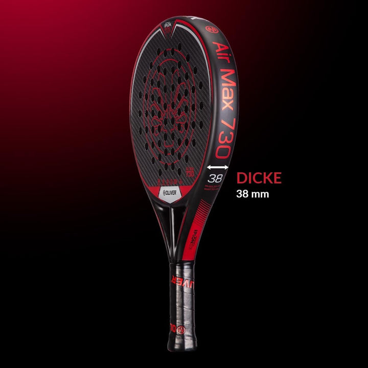 Oliver Padel Schläger Air Max 730 für fortgeschrittene Spieler - Woven Epolon-K3 - Eva Hi-Soft - Run