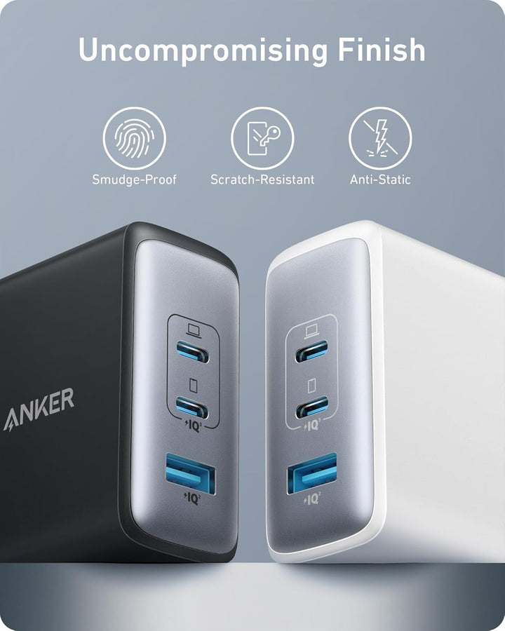 Anker 100W USB C Ladegerät, 736 Charger (Nano II 100W) Schnellladegerät, iPad ladegerät, 3-Port USB