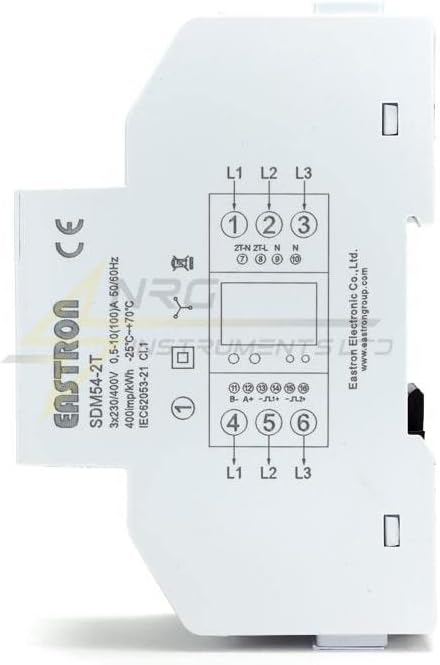 Eastron SDM54-M MID-zertifiziertes dreiphasiges 100-A-Direktanschluss-DIN-Schienen-RS485-Modbus-MID-