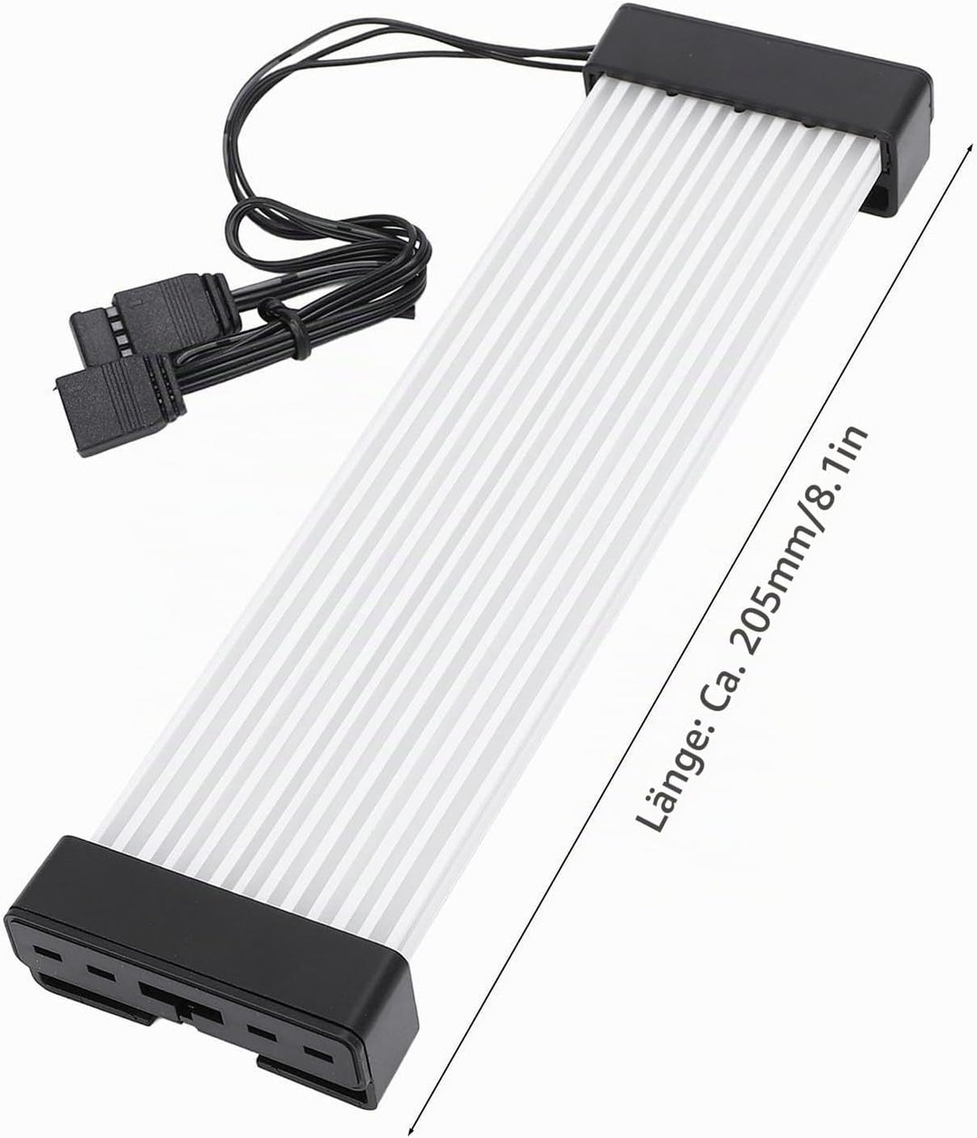 24 Pin zu 24 Pin PSU -Kabel, ARGB Stromkabel für Grafikkarte, 5V ARGB Beleuchtung Sync PC Case Decor