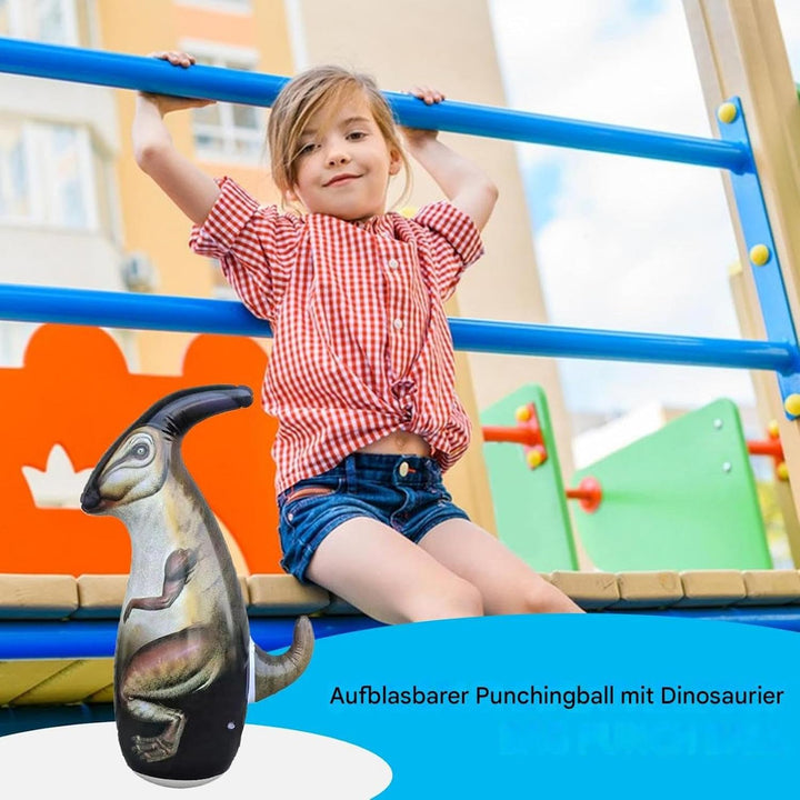 Dinosaur Boxsack Box Training Aufblasbar Spielzeug | 94 cm Kinder Boxsack mit Sofortiger Rückfederun