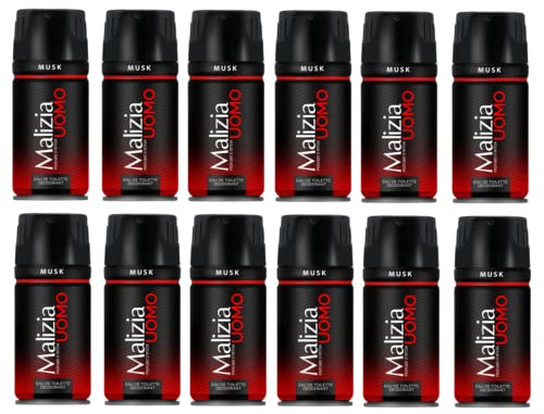 Set 12 Malizia Herren Deodorant Spray 150 Musk – Körperpflege