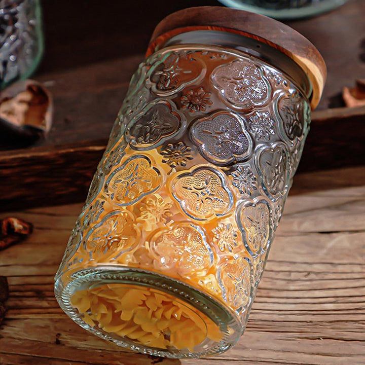 1000ML Vorratsdosen Glas mit Deckel 2er Set, Luftdichte Aufbewahrungsgläser Küche Gewürzgläser, Gros