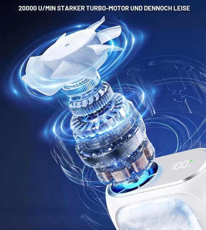 Tragbarer Clip Ventilator mit Eiskühlplatte, Nackenventilator Shirt Gürtel Ventilator Hals für Unter