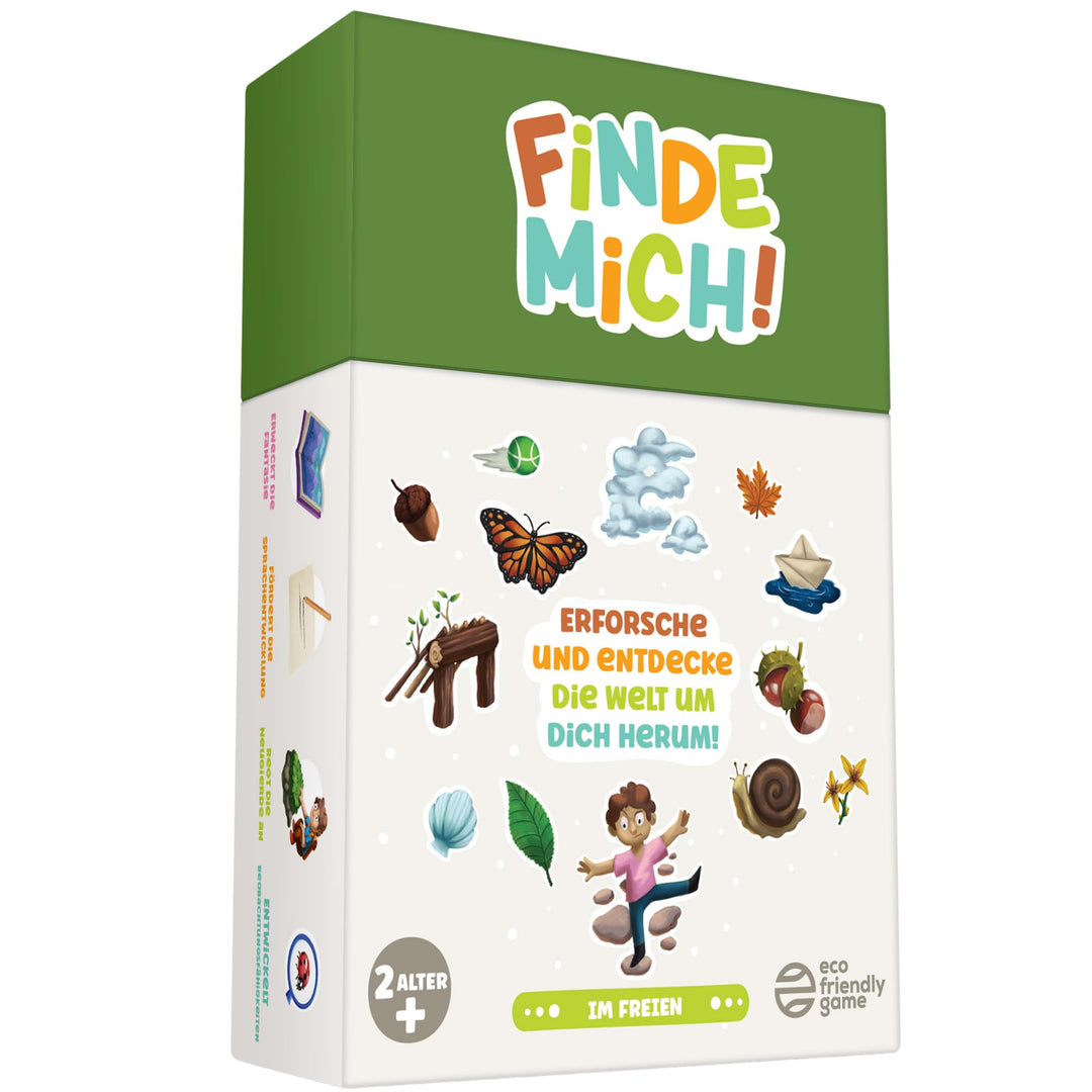 Finde Mich! Im Freien – Suchspiel & Entdeckerkarten für Kinder ab 2–8 Jahren – Natur-Kartenspiel & M