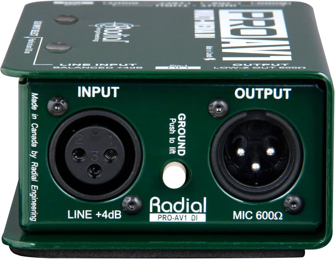 Radial Pro AV1 passive Multimedia DI-Box