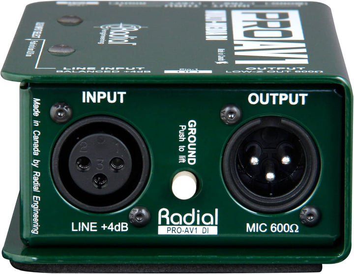 Radial Pro AV1 passive Multimedia DI-Box