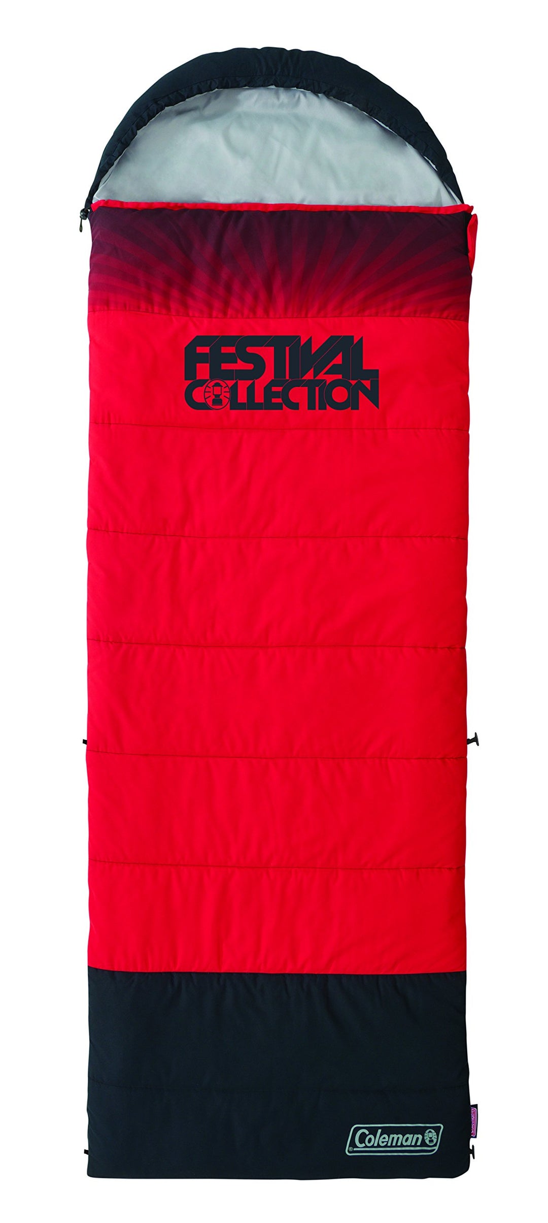Coleman Festival Collection Camping Deckenschlafsack, geeignet von Anfang Frühling bis Ende Herbst,