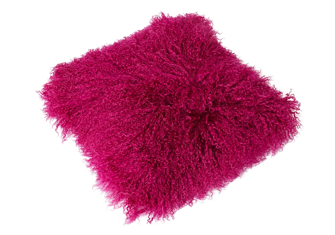 Reissner Lammfelle Tibet Lammfell Kissenbezug langflorig 30x30cm JAY16 Farbe pink/lila Jay16 Pink /
