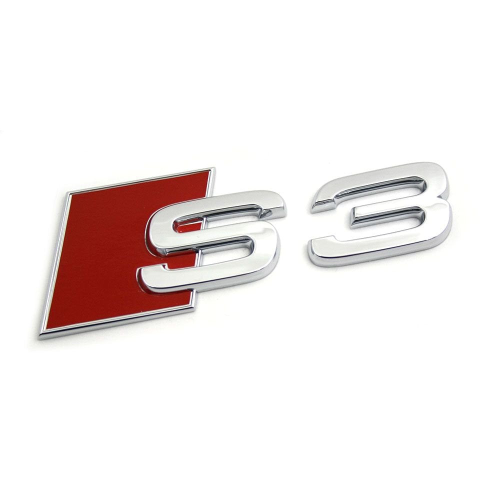 Audi Original S3 Schriftzug Heck Emblem Zeichen Exterieur Logo Chrom