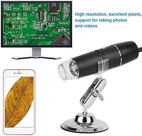 Digitales WiFi-USB-Mikroskop, Kamera-Vergrösserungsglas, 50-Fach bis 1000-fache Vergrösserung, 1080P
