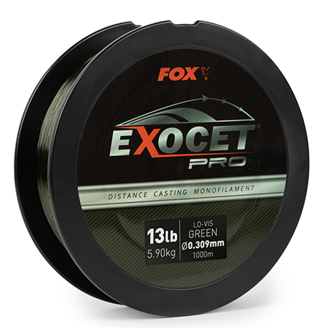 Fox New Exocet Pro Monofilament Carp Fishing Line 1000m 13lb, 13lb