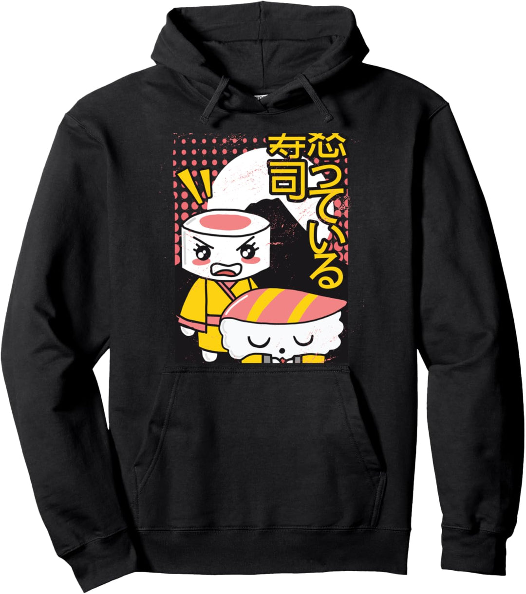 Kawaii-Sushi - Japanische Anime-Manga-Figur Pullover Hoodie