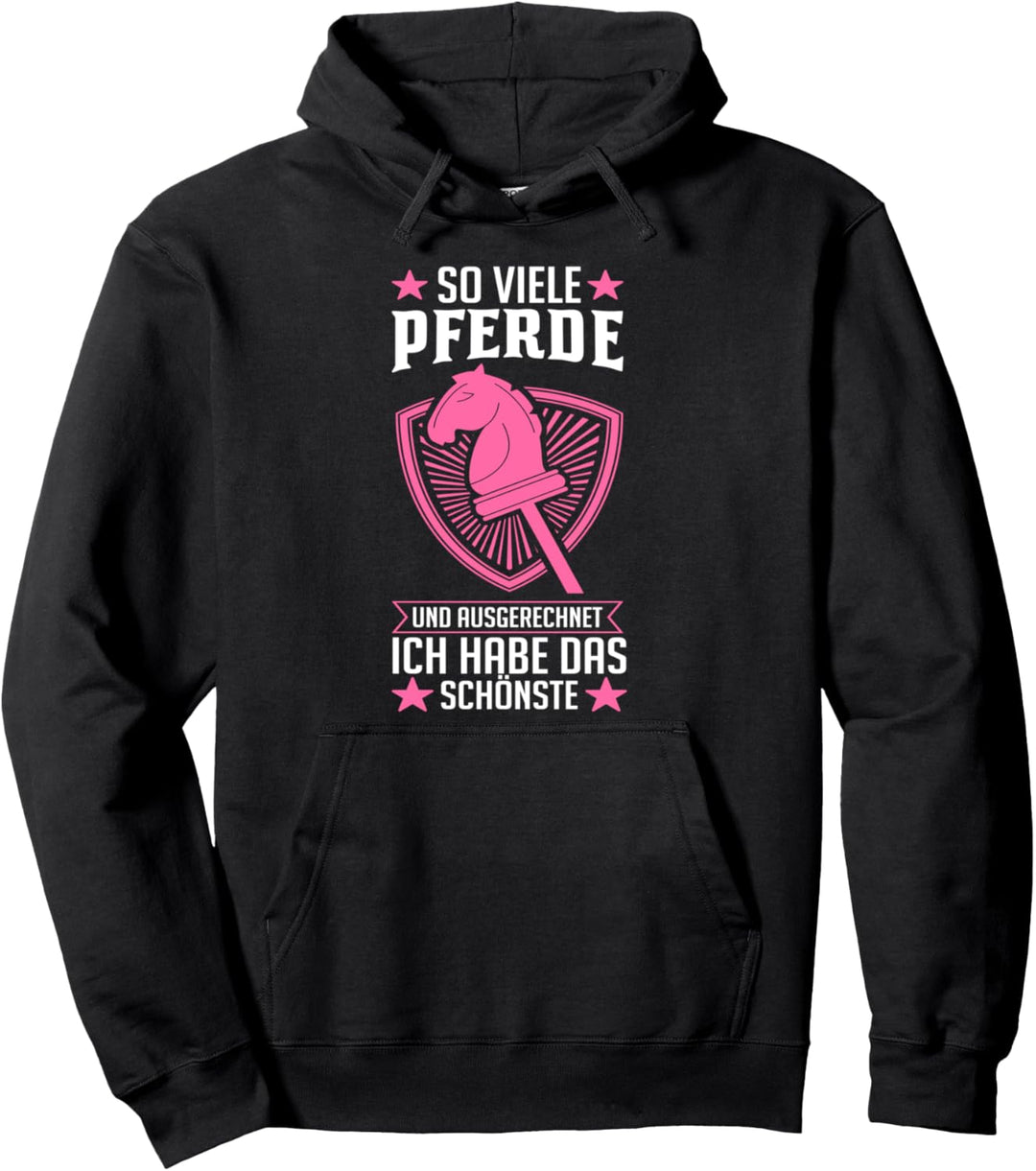 Pferd Pferde Reiten Pullover Hoodie
