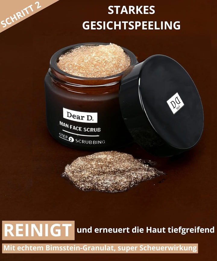Dear D. Box Kit Hautpflege für das Premium Gesicht | 2-Schritte-Routine mit klärender Gesichtswäsche