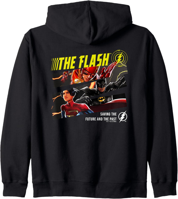The Flash Movie Batman Supergirl Panels Kapuzenjacke