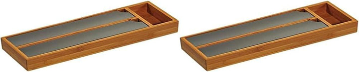 Kesper | Folienspender, Material: Bambus, Metall, Masse: 39.5 x 13 x 5.5 cm, Farbe: Braun | 58040 13