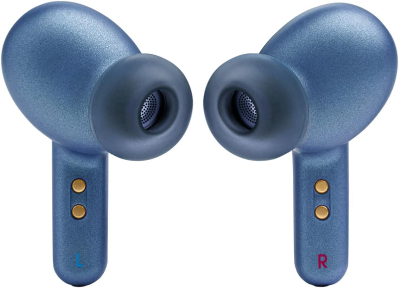 JBL Live Pro 2 TWS – Wasserdichte, True-Wireless In-Ear-Kopfhörer mit Noise-Cancelling in Blau – Mit