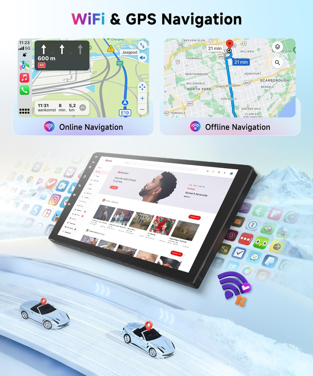 VECHTEL Autoradio 2G+64G Android 15 für Suzuki Swift 2011-2017 Suzuki Ertiga 2012-2017, 9 Zoll HD 2.