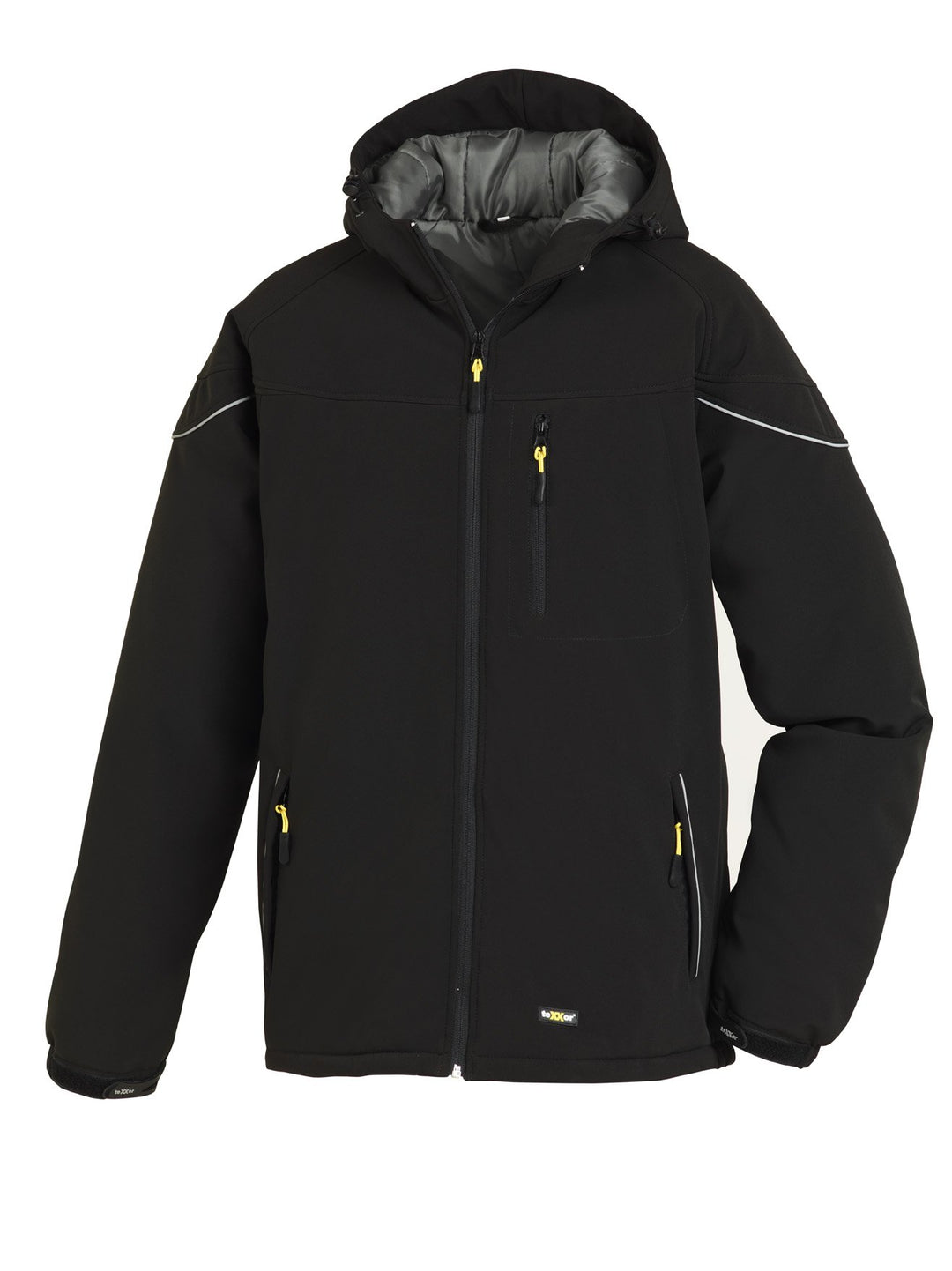 teXXor Winter-Softshelljacke Vail, gefütterte Arbeitsjacke mit Fleece, S, schwarz, 4138 S Schwarz, S