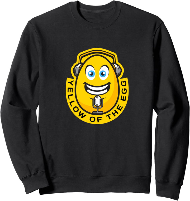 Yellow Of The Egg Logo Fan Stream Design Sweatshirt