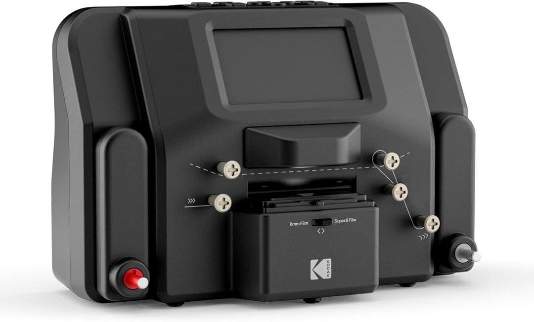 KODAK REELS 8 mm Film-Digitalisierer und Super 8 mit 12,7 cm (5 Zoll) grossem Bildschirm, wandelt de