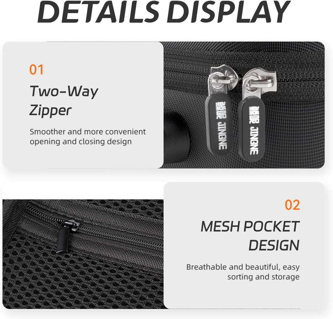 Neo 2 Tasche,Tragbar PU Case für DJI Neo 2 Fly More Combo Zubehör, Features Reusable Hook and Loop S