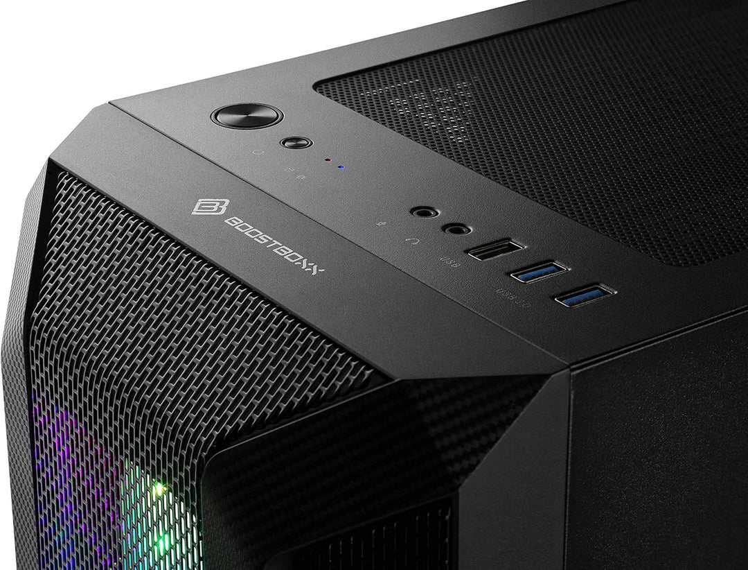 Gaming PC-Gehäuse Helios 250X - Midi-Tower, RGB Beleuchtung (inkl. Steuerung), Glas-Seitenteil, vorm
