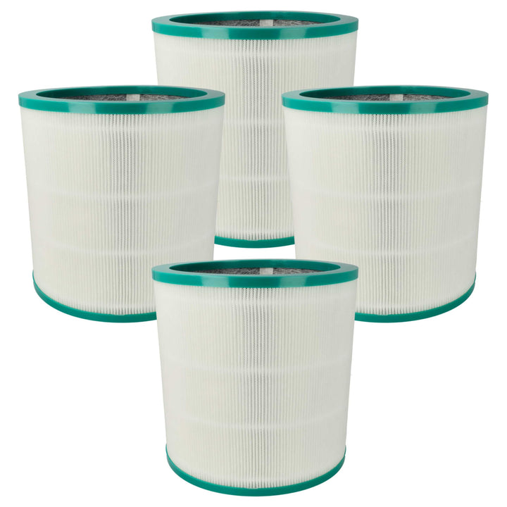 vhbw 4X HEPA Filter kompatibel mit Dyson Pure Cool TP02 US Sm/Nk, TP02 US Nk/Nk, TP03 Luftreiniger -