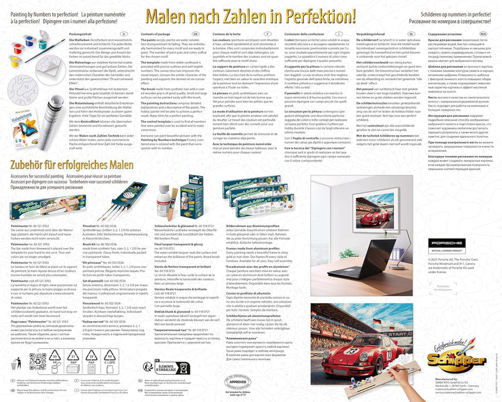 Schipper 609130929 Malen nach Zahlen – Porsche 911 Carrera RSR 2.8 - Bilder malen für Erwachsene, in