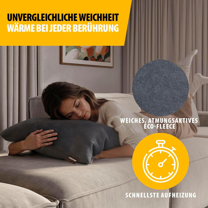 Tristar Kabelloses Heizkissen, 60x45 cm, 5.000 mAh Powerbank, 3 Temperaturstufen, 10 Min Aufheizzeit