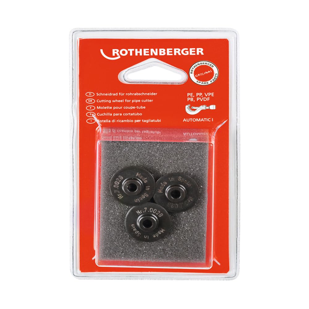 ROTHENBERGER Schneidrad für TC 42 PRO PVC, 3St. | 070028D | Ersatzschneidrad, Schneidrad, Schneidera