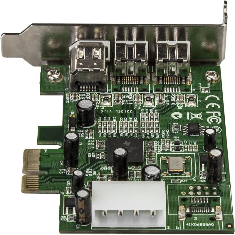 StarTech.com 3 Port 800+400 FireWire PCI Express Schnittstellen Low Profile Combo Karte - PCIe 3 Por