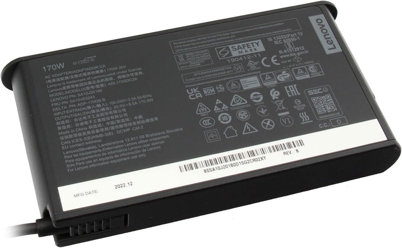 Lenovo ThinkPad P1 Gen 3 (20TH/20TJ) Original Netzteil 170 Watt Flache Bauform