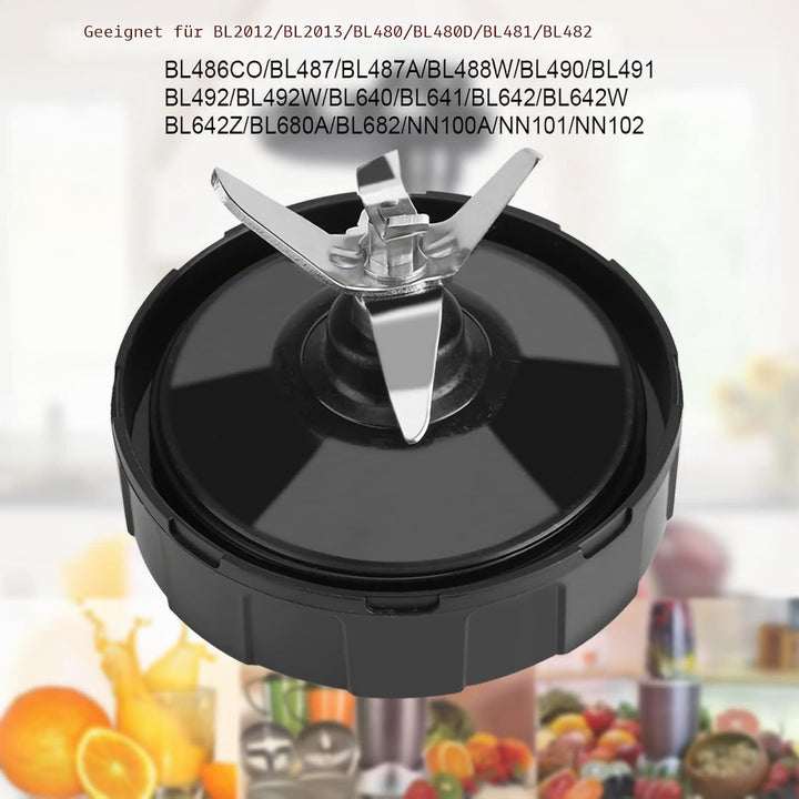 für Ninja Blending Blade für Ninja Mixer 3in1 Küchenmaschine Teile 1500 Watt Schwarz Kunststoff Meta
