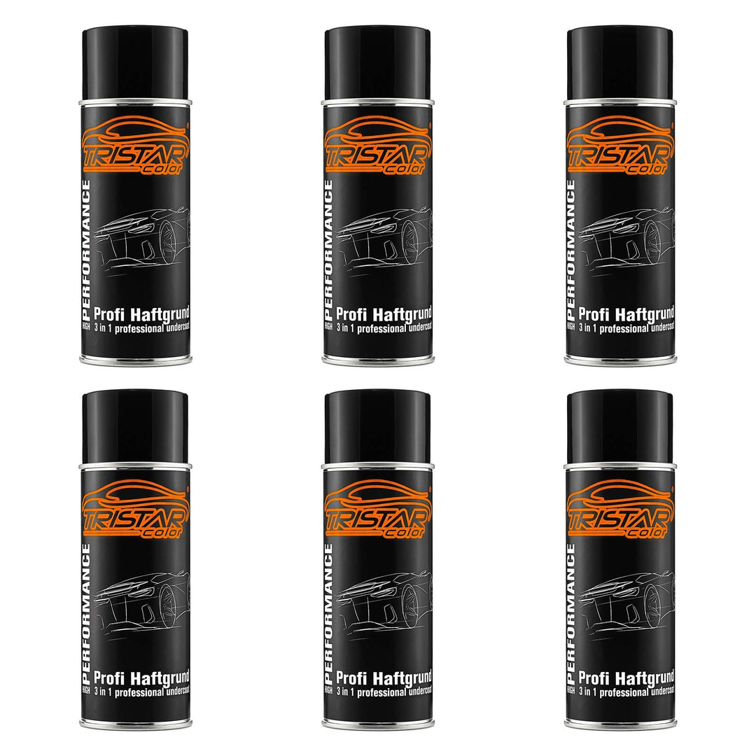 TRISTARcolor 3 in 1 / Rostschutz/Füller/Haftgrund/Spraydose - Sprühdose 6 x 400 ml grau