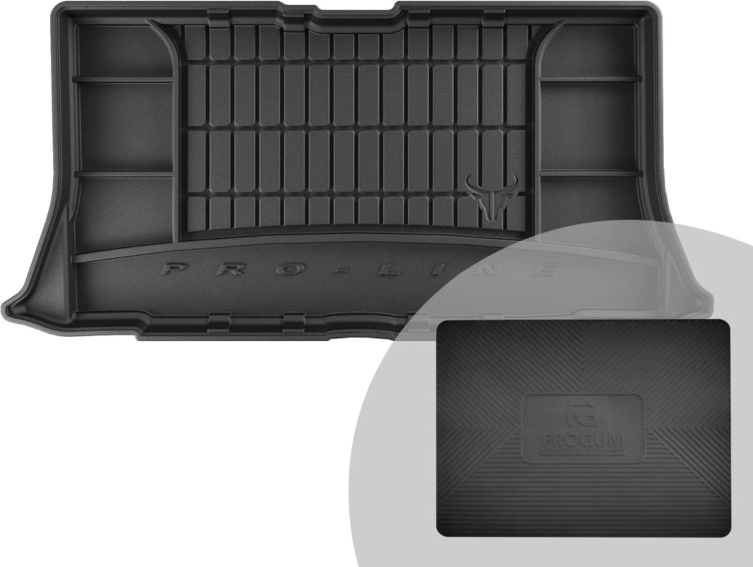 FROGUM ProLine 3D Gummimatte Exklusive Auto Kofferraummatte Kofferraumwanne für Nissan Micra K12 200
