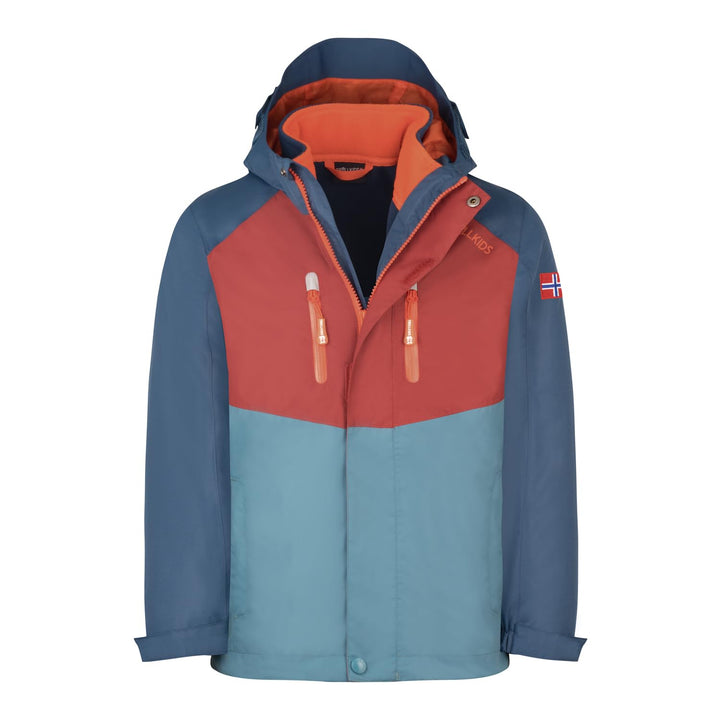 Trollkids Kids Bryggen 3in1 Jacket 92 Carmin Red, 92 Carmin Red