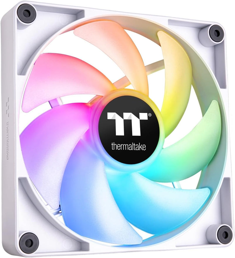 Thermaltake CT140 ARGB Sync PC Cooling Fan White | 2 Pack