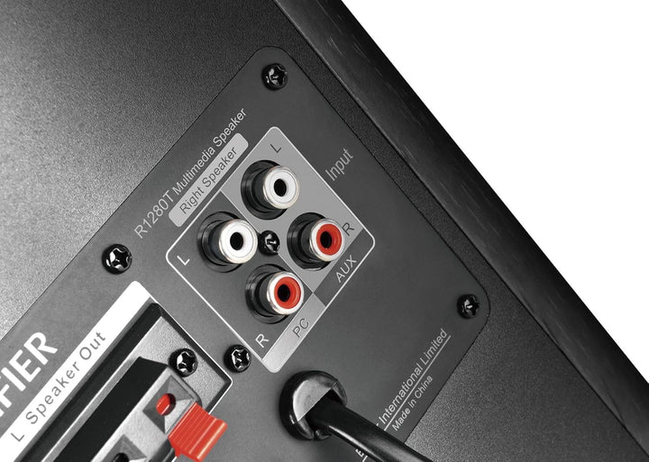 Aktivboxen Edifier Studio R1280T 2.0 schwarz Ohne Bluetooth und Digitaleingänge Schwarz, Ohne Blueto