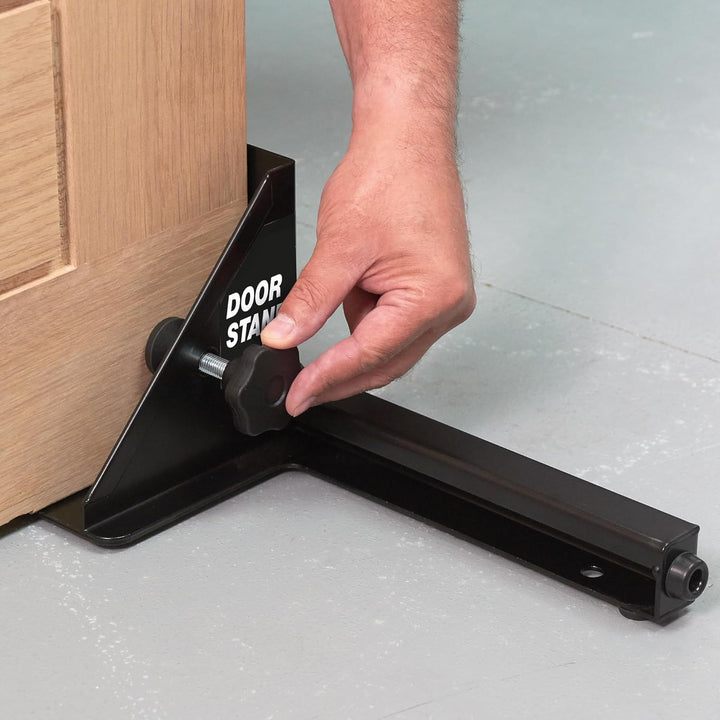 Trend Türständer - Sichert Türen vertikal oder horizontal, D/STAND/A Schwarz Einzelbett, Schwarz Ein