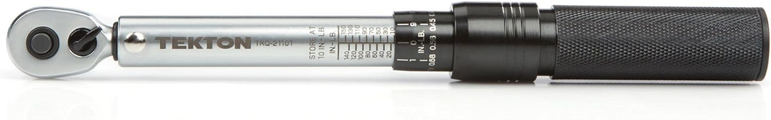 Tekton TRQ21101 1/4 Zoll Dr Dual-Direct Click Torque Wrench, chrom Schlüssel, Schlüssel