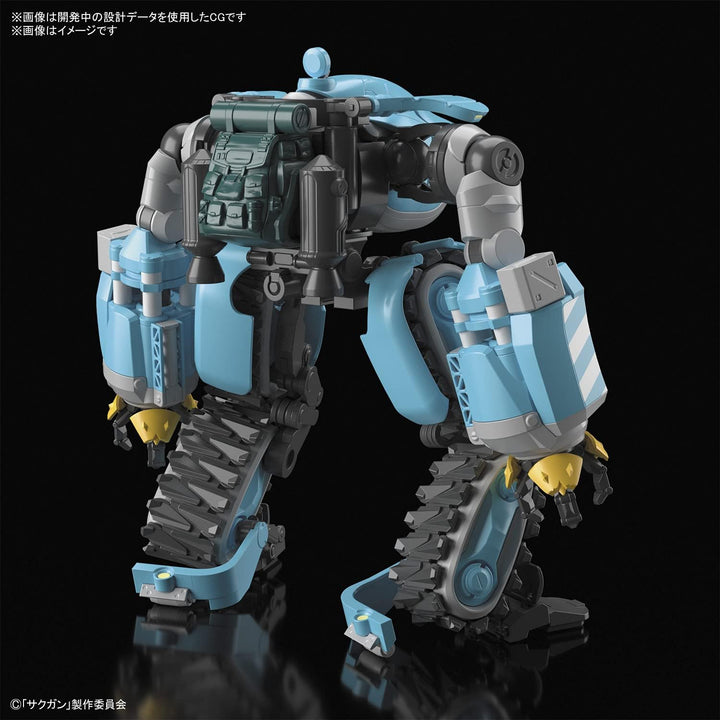 MERCHANDISING LICENCE 199626 Bandai Gundam-HG 1/72 Big Tony Agumber Custom-Modellbausatz, Mehrfarbig